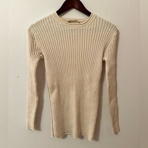 NWOT Everlane Women’s The Cotton Rib Crew Ribbed Sweater Organic Cotton